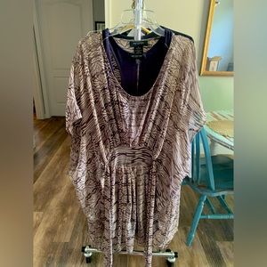 MM Couture butterfly-sleeve dress